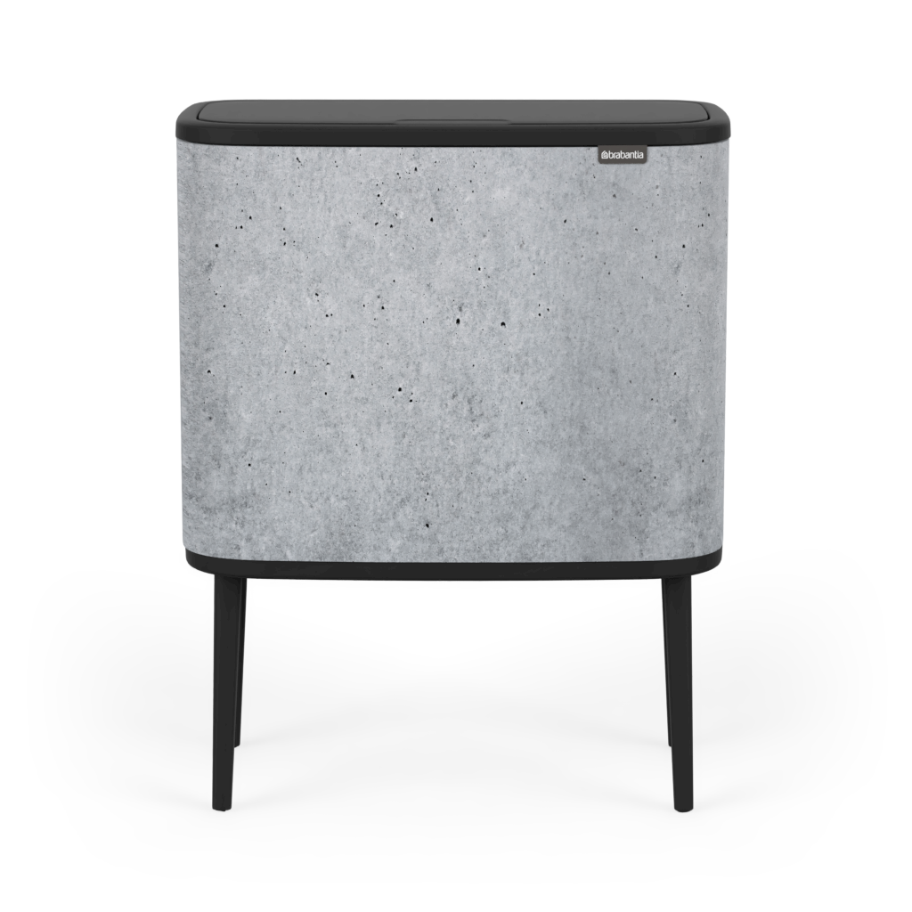 Concrete BrabanSkin cover for Brabantia Bo Touch Bin 36L
