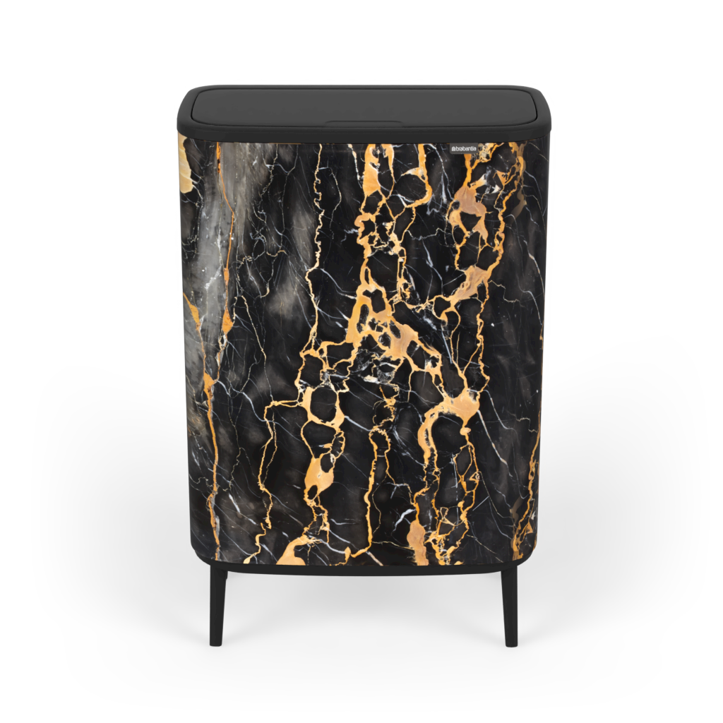 GOLDEN MARBRE BrabanSkin cover for Brabantia Bo Touch Bin Hi 60l