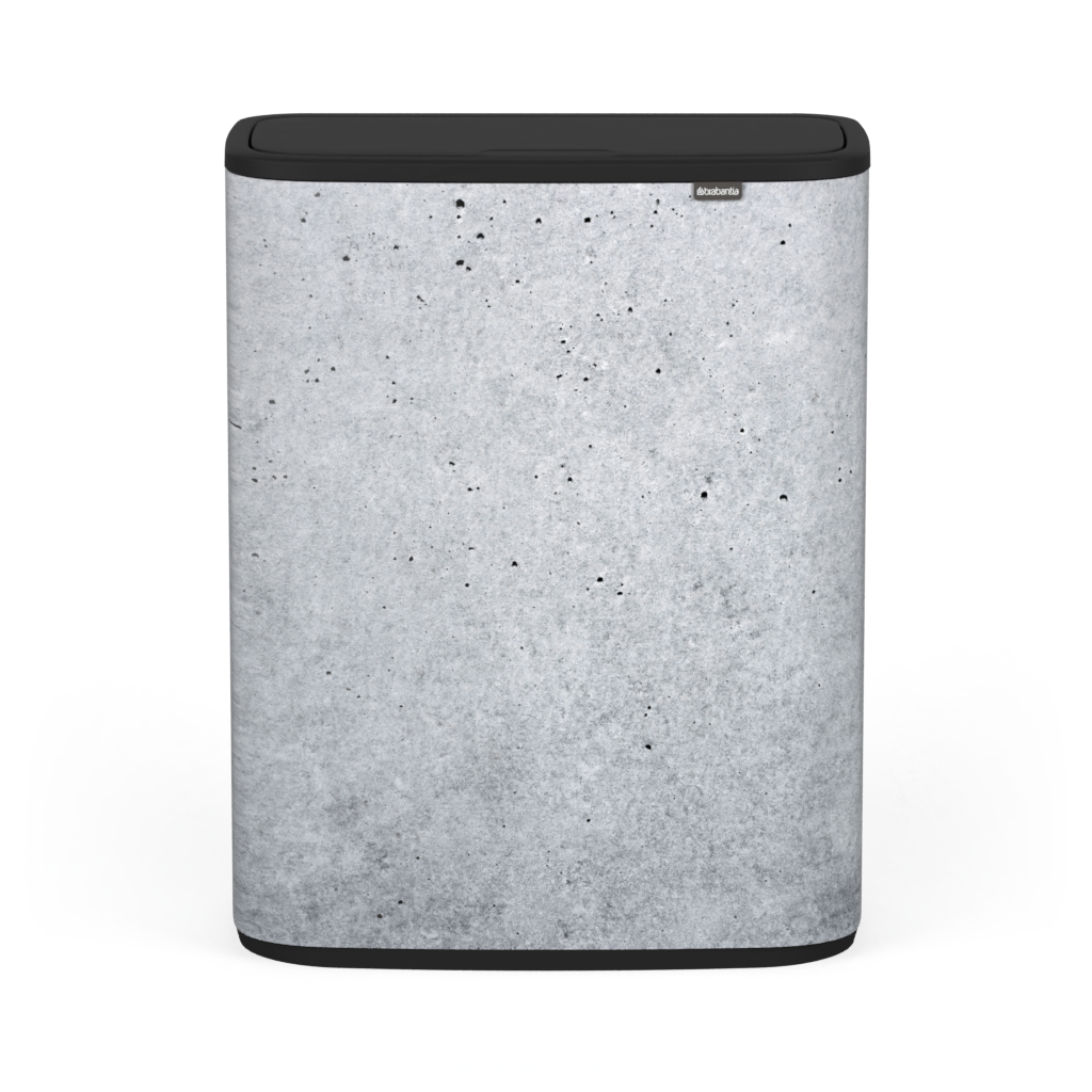 Concrete BrabanSkin cover for Brabantia Bo Touch Bin 60l