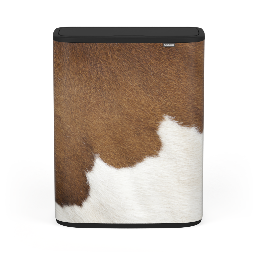 Cow BrabanSkin cover for Brabantia Bo Touch Bin 60l