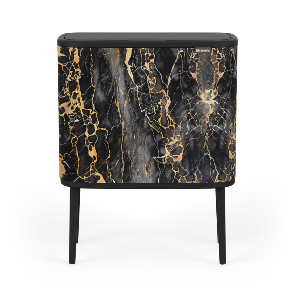 Golden Marbre BrabanSkin cover for Brabantia Bo Touch Bin 36L